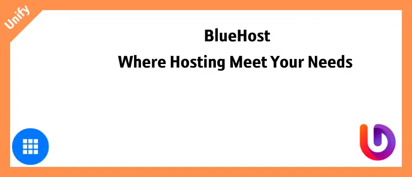BlueHost Where Hosting Meet Your Needs With BlueHost
